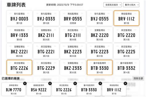 挑車牌號碼|[分享] 好用的免費車牌選號工具2.0